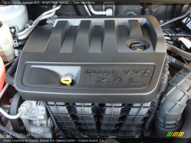 Bright Silver Metallic / Dark Slate Gray 2010 Dodge Avenger R/T