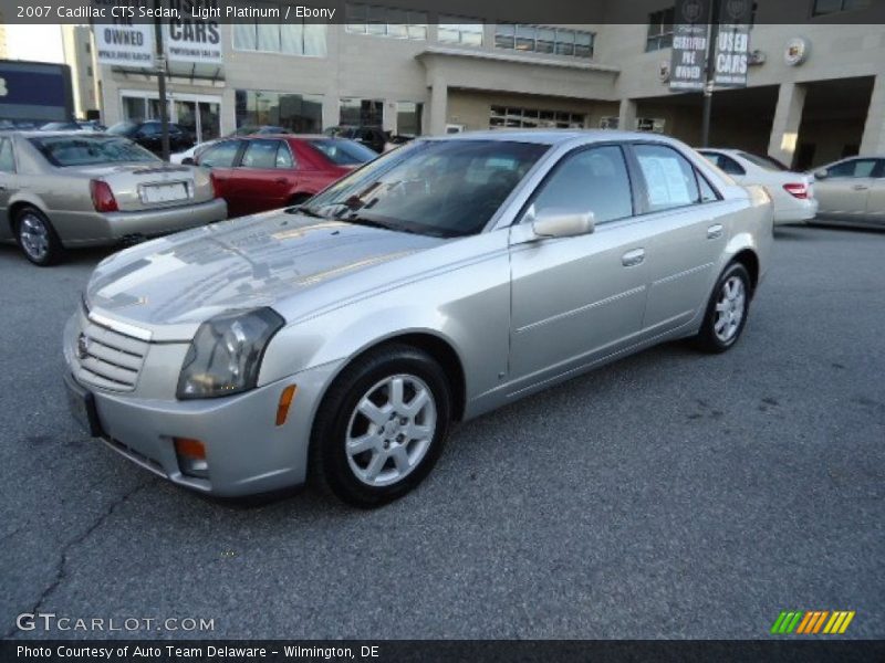 Light Platinum / Ebony 2007 Cadillac CTS Sedan