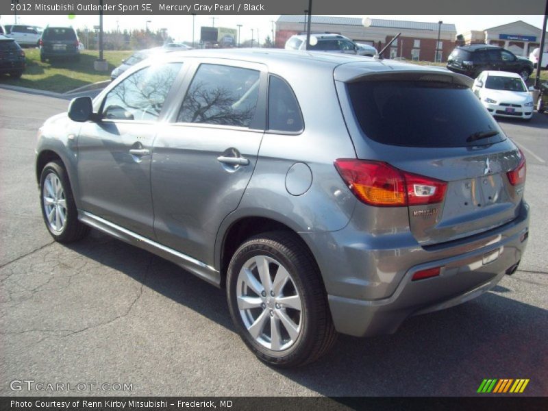 Mercury Gray Pearl / Black 2012 Mitsubishi Outlander Sport SE