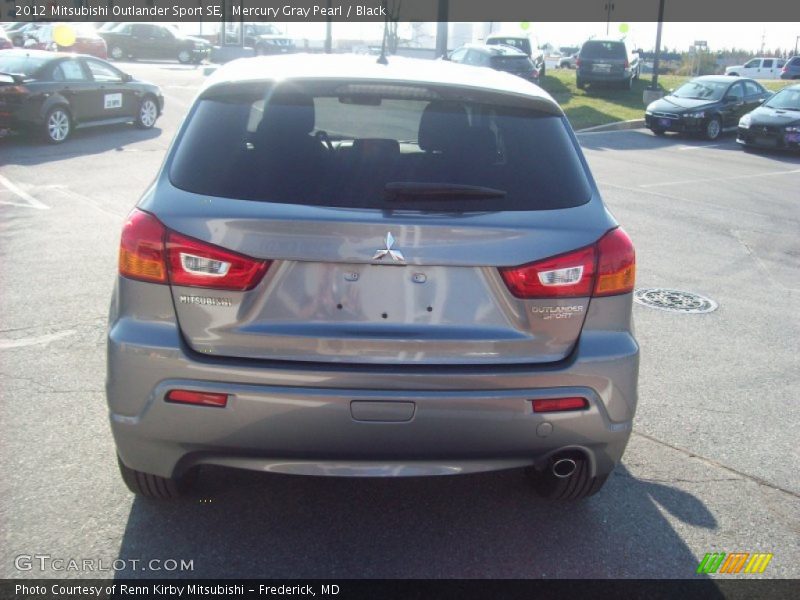 Mercury Gray Pearl / Black 2012 Mitsubishi Outlander Sport SE