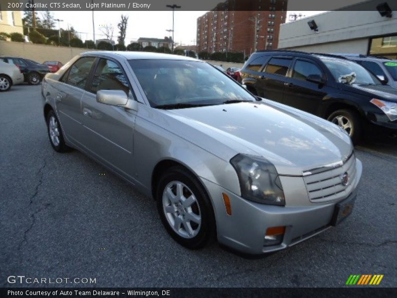 Light Platinum / Ebony 2007 Cadillac CTS Sedan