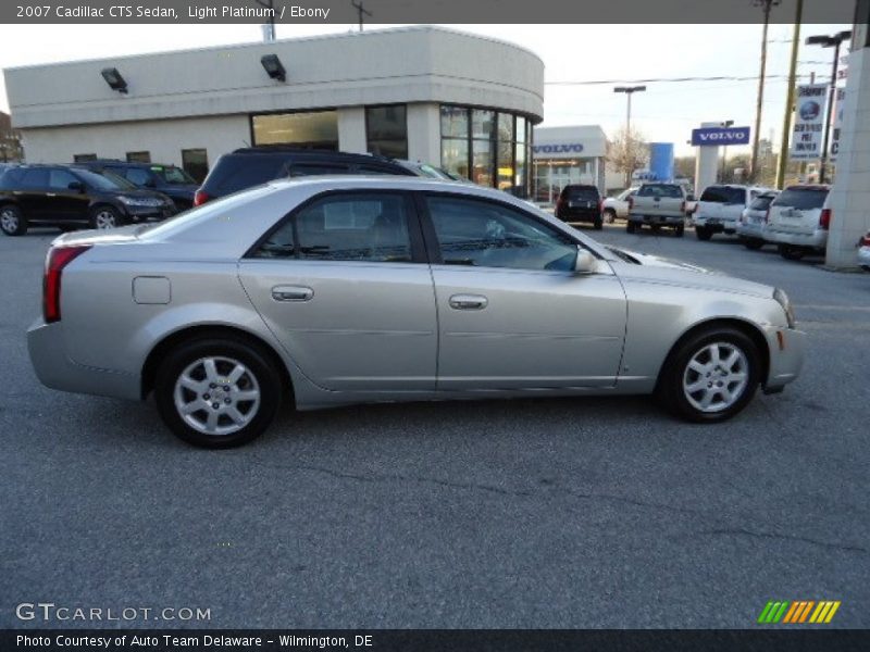 Light Platinum / Ebony 2007 Cadillac CTS Sedan