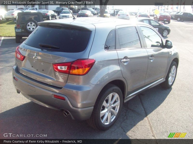 Mercury Gray Pearl / Black 2012 Mitsubishi Outlander Sport SE