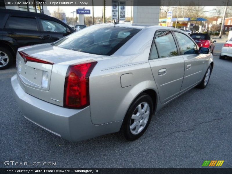 Light Platinum / Ebony 2007 Cadillac CTS Sedan