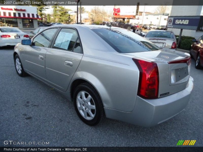 Light Platinum / Ebony 2007 Cadillac CTS Sedan