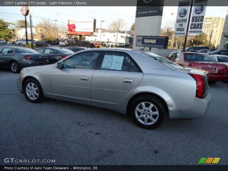 Light Platinum / Ebony 2007 Cadillac CTS Sedan