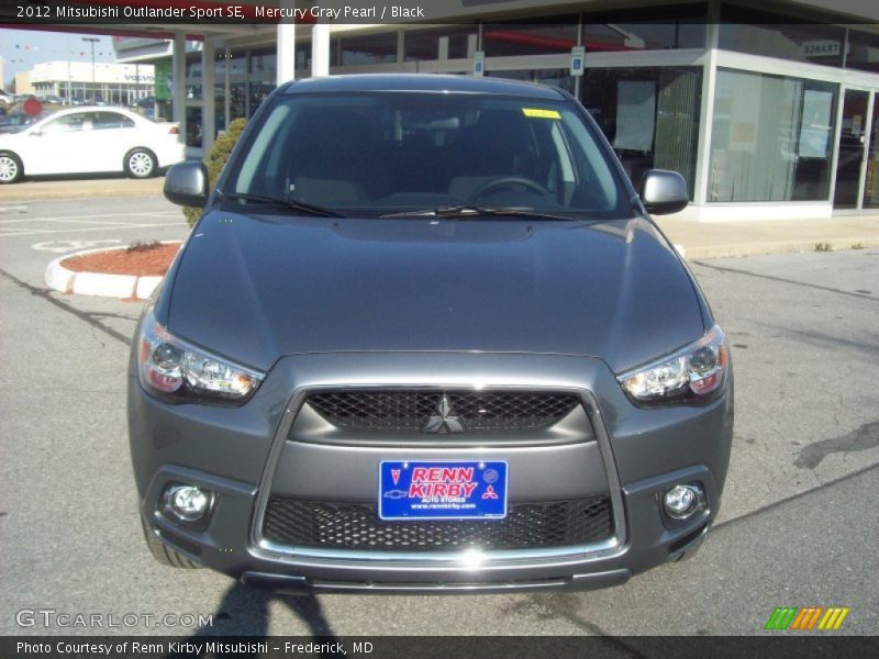 Mercury Gray Pearl / Black 2012 Mitsubishi Outlander Sport SE
