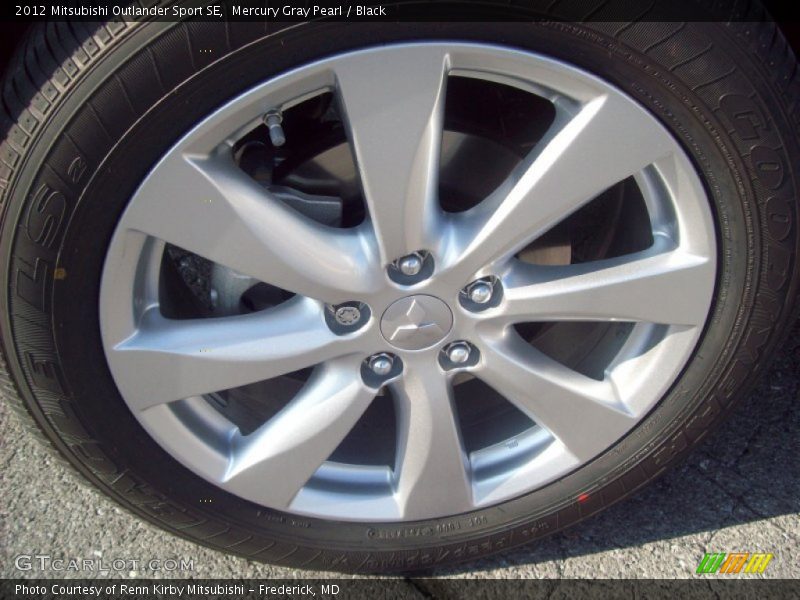 Mercury Gray Pearl / Black 2012 Mitsubishi Outlander Sport SE