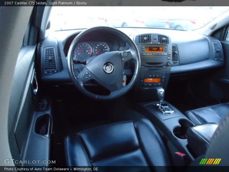 Light Platinum / Ebony 2007 Cadillac CTS Sedan