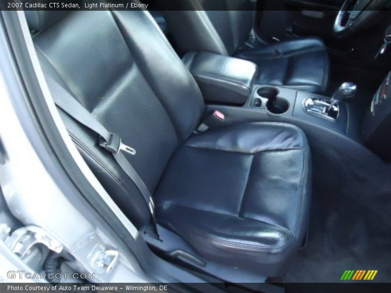 Light Platinum / Ebony 2007 Cadillac CTS Sedan