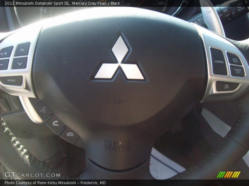 Mercury Gray Pearl / Black 2012 Mitsubishi Outlander Sport SE