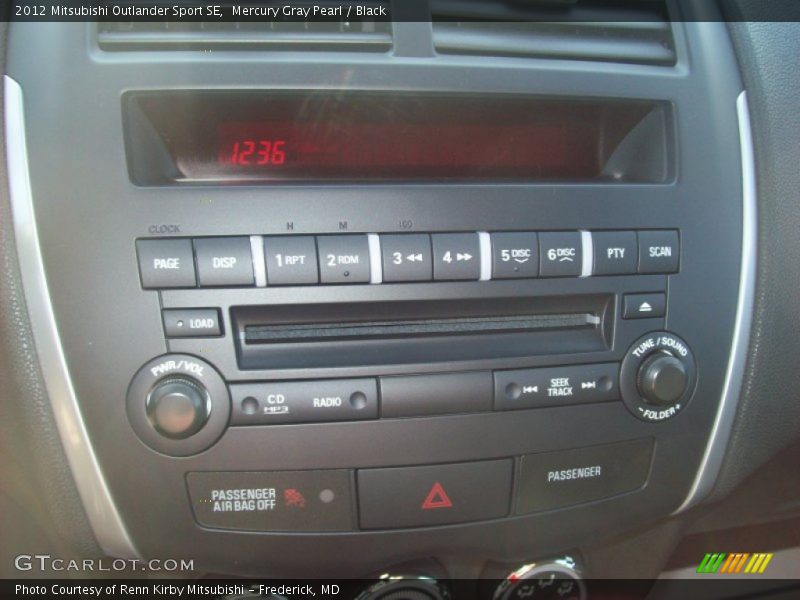 Mercury Gray Pearl / Black 2012 Mitsubishi Outlander Sport SE