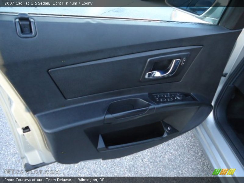 Light Platinum / Ebony 2007 Cadillac CTS Sedan