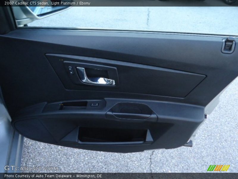 Light Platinum / Ebony 2007 Cadillac CTS Sedan