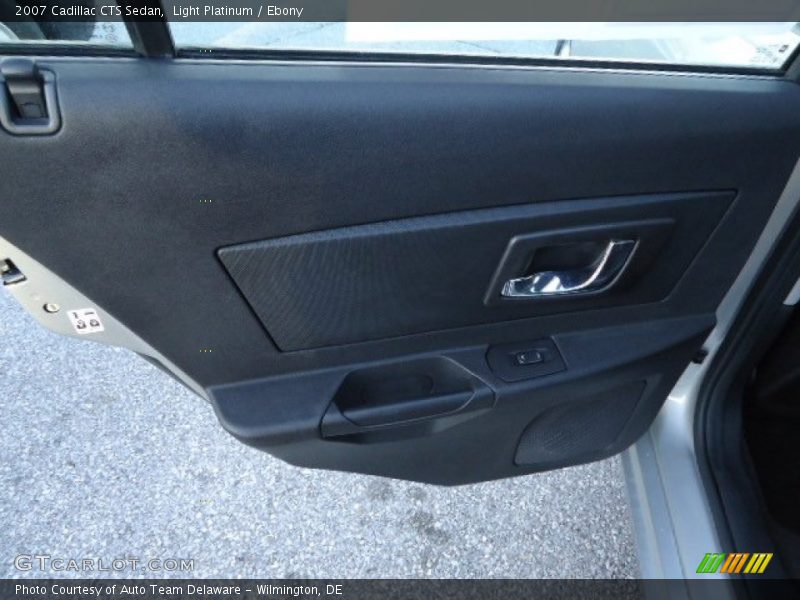 Light Platinum / Ebony 2007 Cadillac CTS Sedan