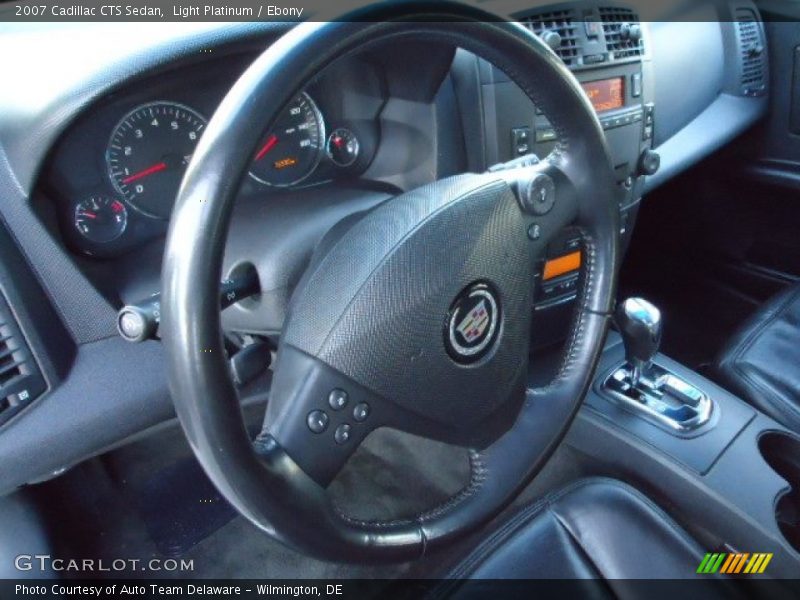 Light Platinum / Ebony 2007 Cadillac CTS Sedan