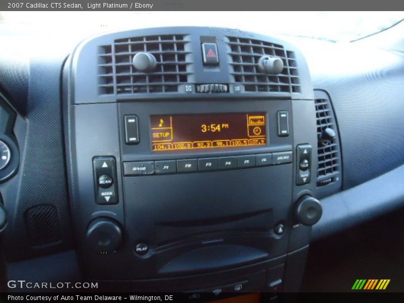 Light Platinum / Ebony 2007 Cadillac CTS Sedan