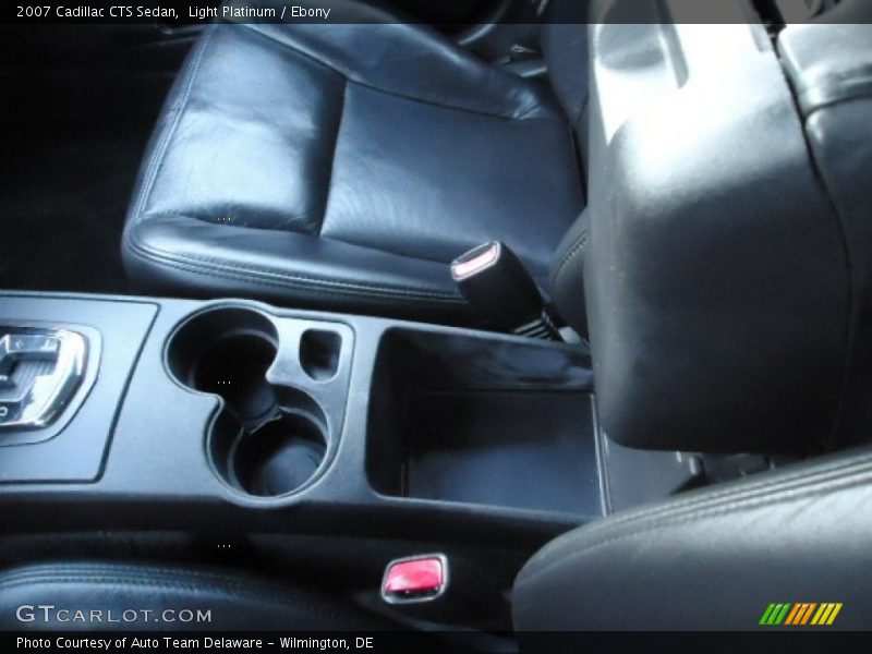 Light Platinum / Ebony 2007 Cadillac CTS Sedan