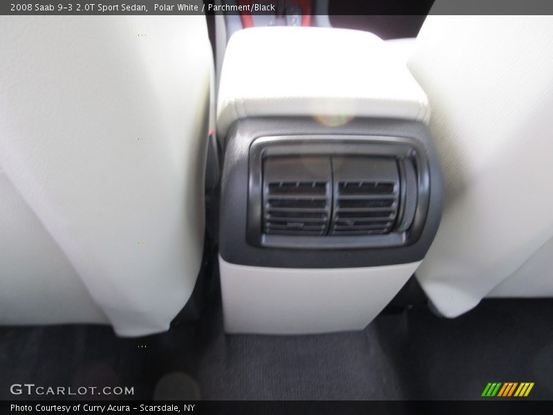 Polar White / Parchment/Black 2008 Saab 9-3 2.0T Sport Sedan