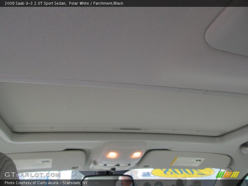 Polar White / Parchment/Black 2008 Saab 9-3 2.0T Sport Sedan