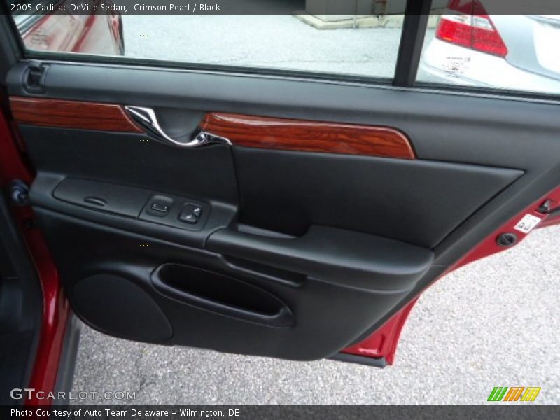 Crimson Pearl / Black 2005 Cadillac DeVille Sedan