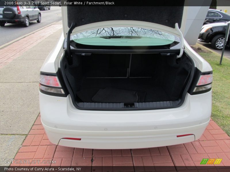Polar White / Parchment/Black 2008 Saab 9-3 2.0T Sport Sedan