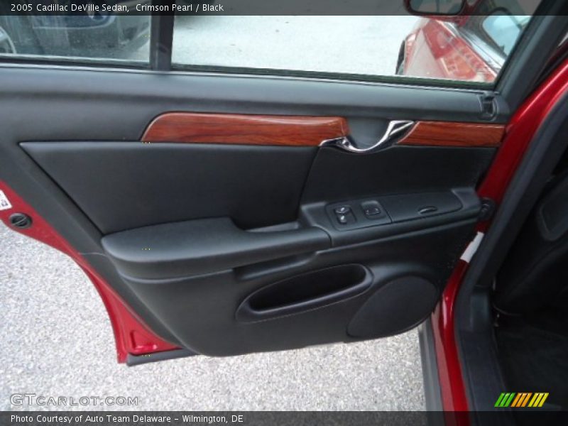 Crimson Pearl / Black 2005 Cadillac DeVille Sedan