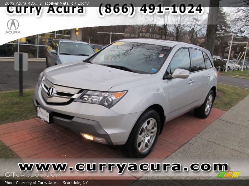 Billet Silver Metallic / Ebony 2009 Acura MDX