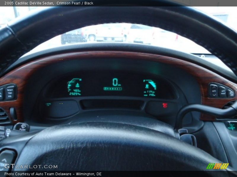 Crimson Pearl / Black 2005 Cadillac DeVille Sedan