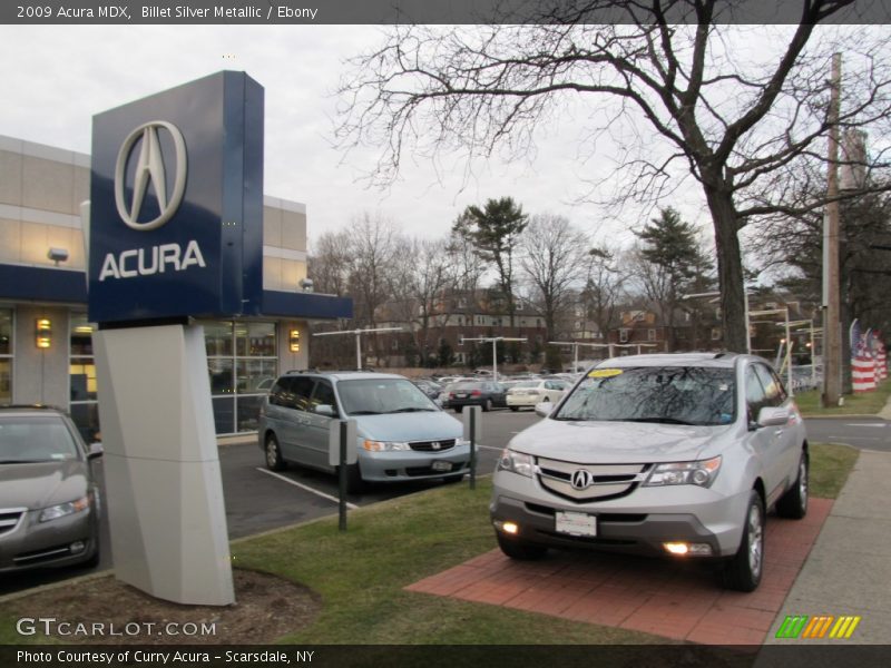 Billet Silver Metallic / Ebony 2009 Acura MDX