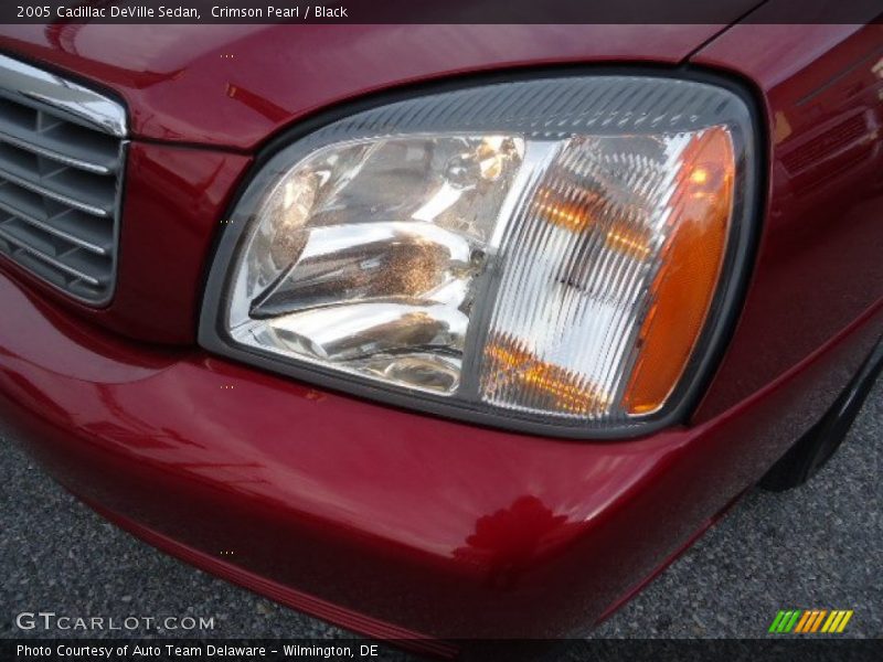 Crimson Pearl / Black 2005 Cadillac DeVille Sedan