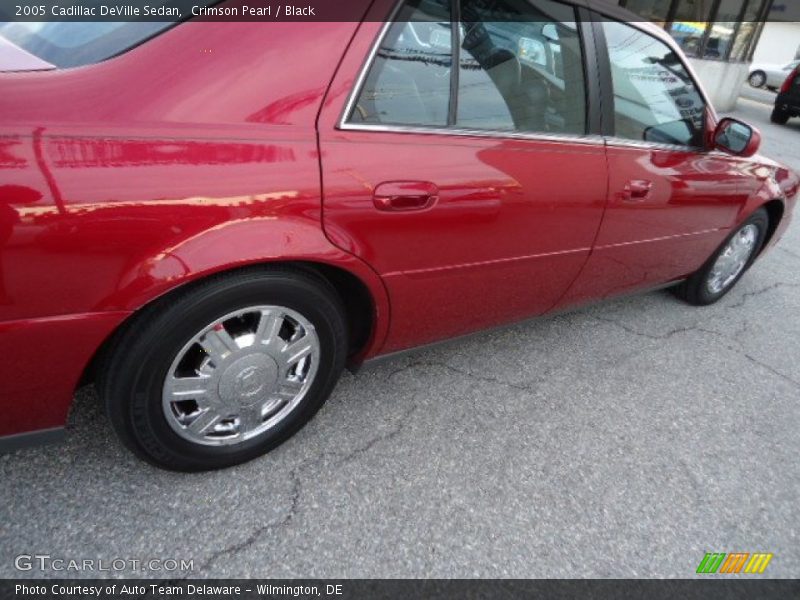 Crimson Pearl / Black 2005 Cadillac DeVille Sedan