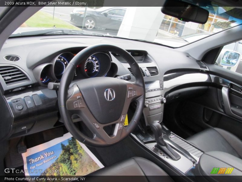 Billet Silver Metallic / Ebony 2009 Acura MDX