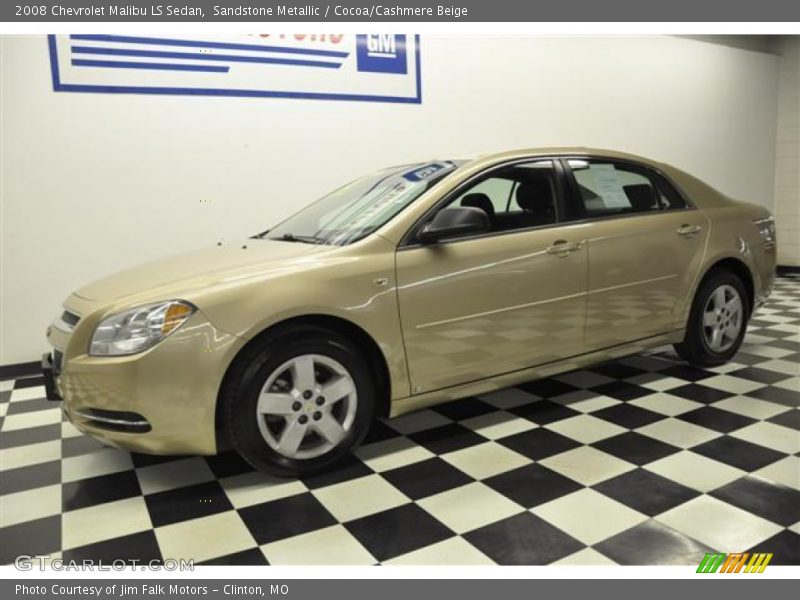 Sandstone Metallic / Cocoa/Cashmere Beige 2008 Chevrolet Malibu LS Sedan