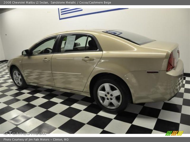 Sandstone Metallic / Cocoa/Cashmere Beige 2008 Chevrolet Malibu LS Sedan
