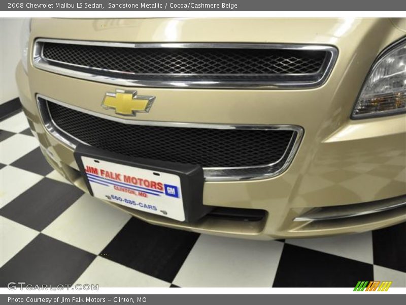 Sandstone Metallic / Cocoa/Cashmere Beige 2008 Chevrolet Malibu LS Sedan
