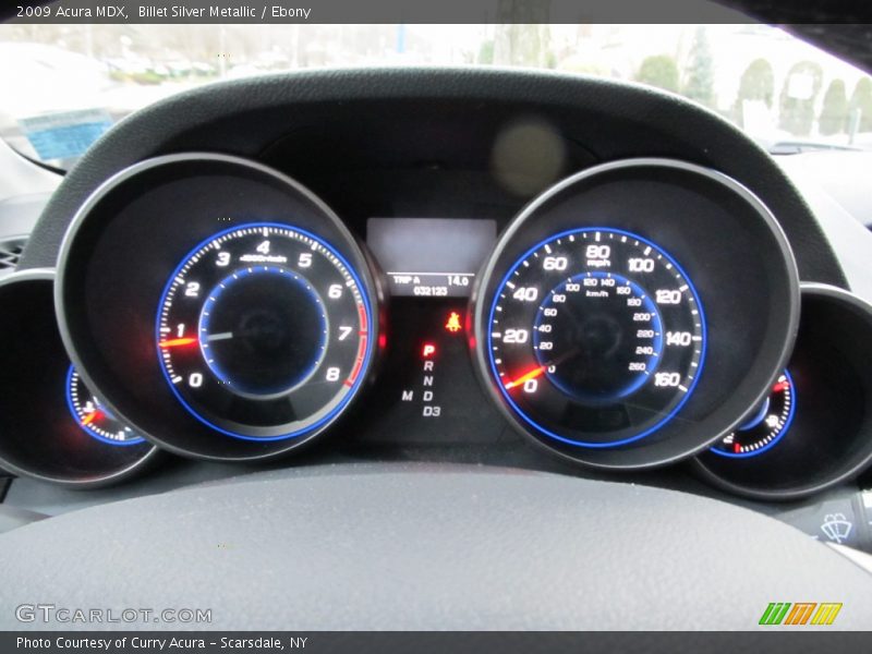 Billet Silver Metallic / Ebony 2009 Acura MDX