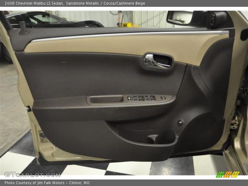 Sandstone Metallic / Cocoa/Cashmere Beige 2008 Chevrolet Malibu LS Sedan