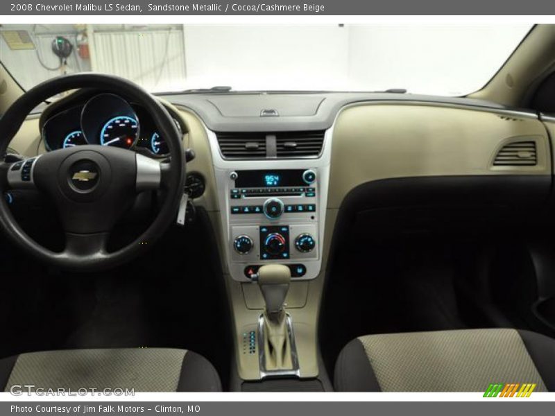 Sandstone Metallic / Cocoa/Cashmere Beige 2008 Chevrolet Malibu LS Sedan
