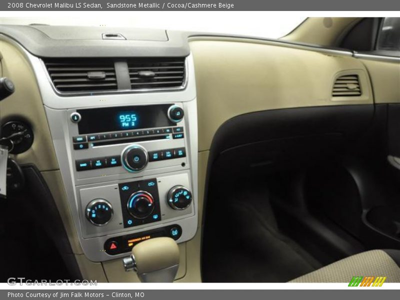Sandstone Metallic / Cocoa/Cashmere Beige 2008 Chevrolet Malibu LS Sedan