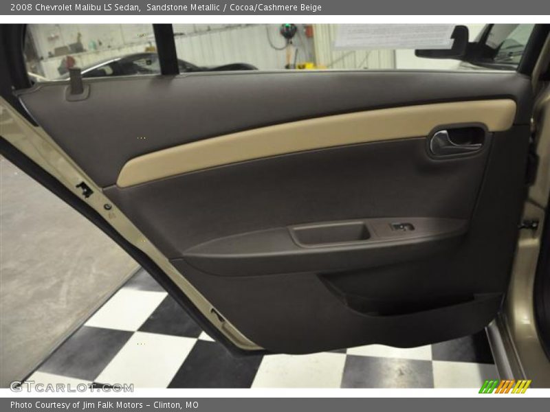 Sandstone Metallic / Cocoa/Cashmere Beige 2008 Chevrolet Malibu LS Sedan