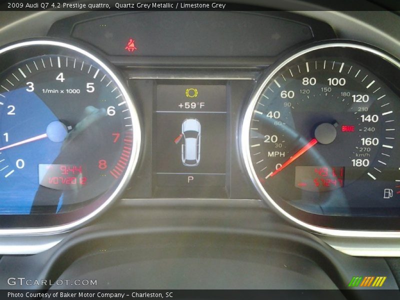 Quartz Grey Metallic / Limestone Grey 2009 Audi Q7 4.2 Prestige quattro
