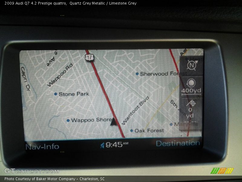 Navigation of 2009 Q7 4.2 Prestige quattro