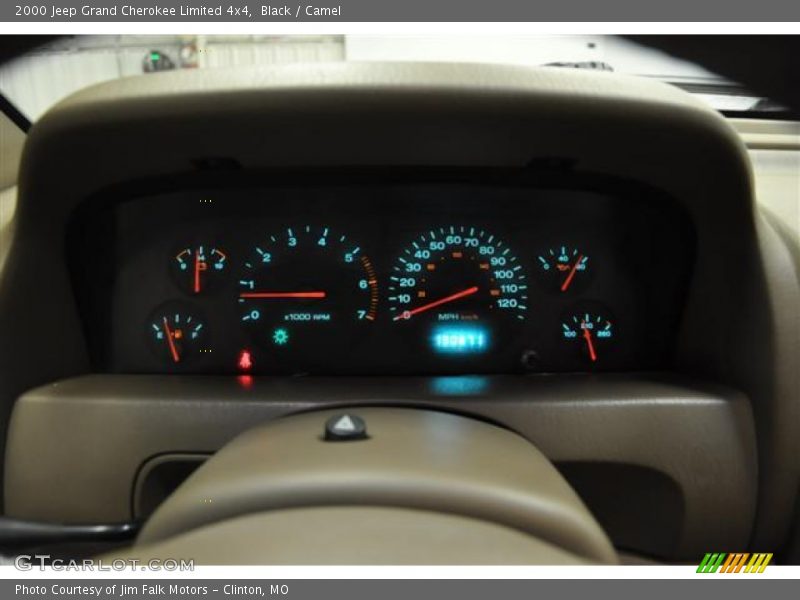 Black / Camel 2000 Jeep Grand Cherokee Limited 4x4