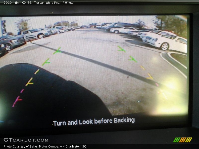 Tuscan White Pearl / Wheat 2010 Infiniti QX 56