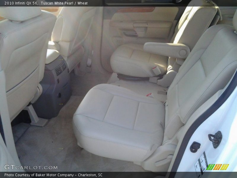 Tuscan White Pearl / Wheat 2010 Infiniti QX 56