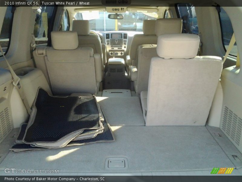 Tuscan White Pearl / Wheat 2010 Infiniti QX 56