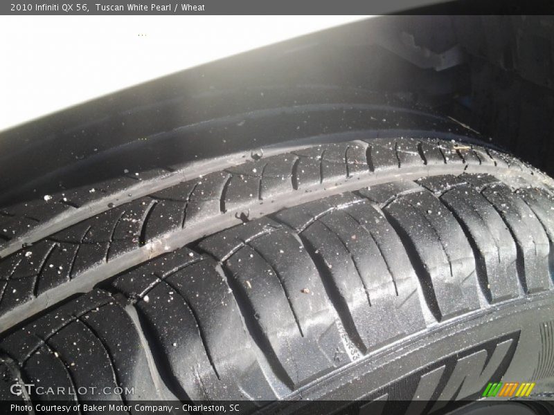 Tuscan White Pearl / Wheat 2010 Infiniti QX 56