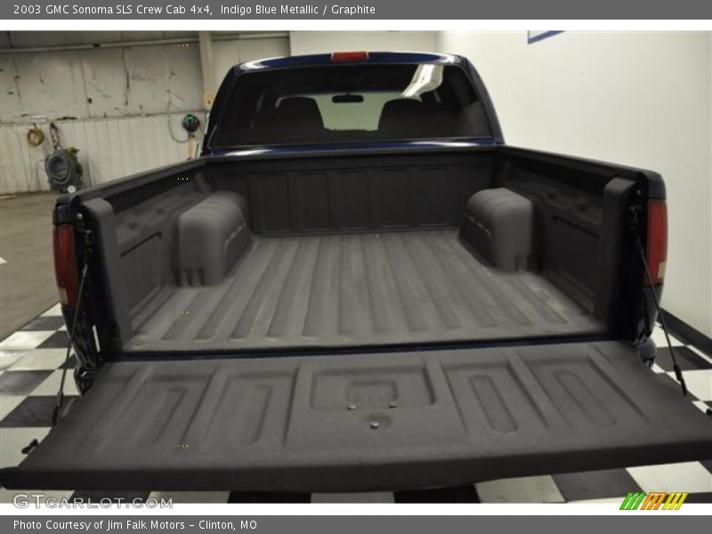 Indigo Blue Metallic / Graphite 2003 GMC Sonoma SLS Crew Cab 4x4
