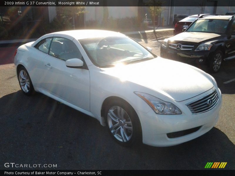 Moonlight White / Wheat 2009 Infiniti G 37 Convertible